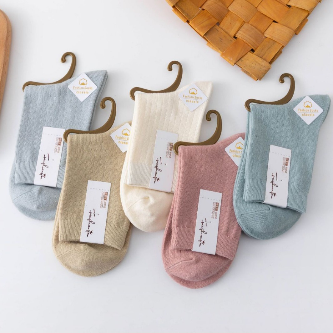 new women‘s cotton korean style socks no pilling home leisure sports anti-slip factory wholesale cotton