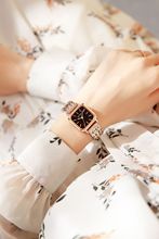 新款跨境链女士手表时尚简约气质小巧手链腕表 钢带女士手表