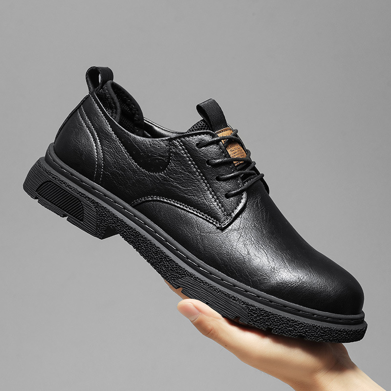 外贸大码经典四季高品爆款潮流低帮男皮鞋舒适百搭商务男休闲鞋