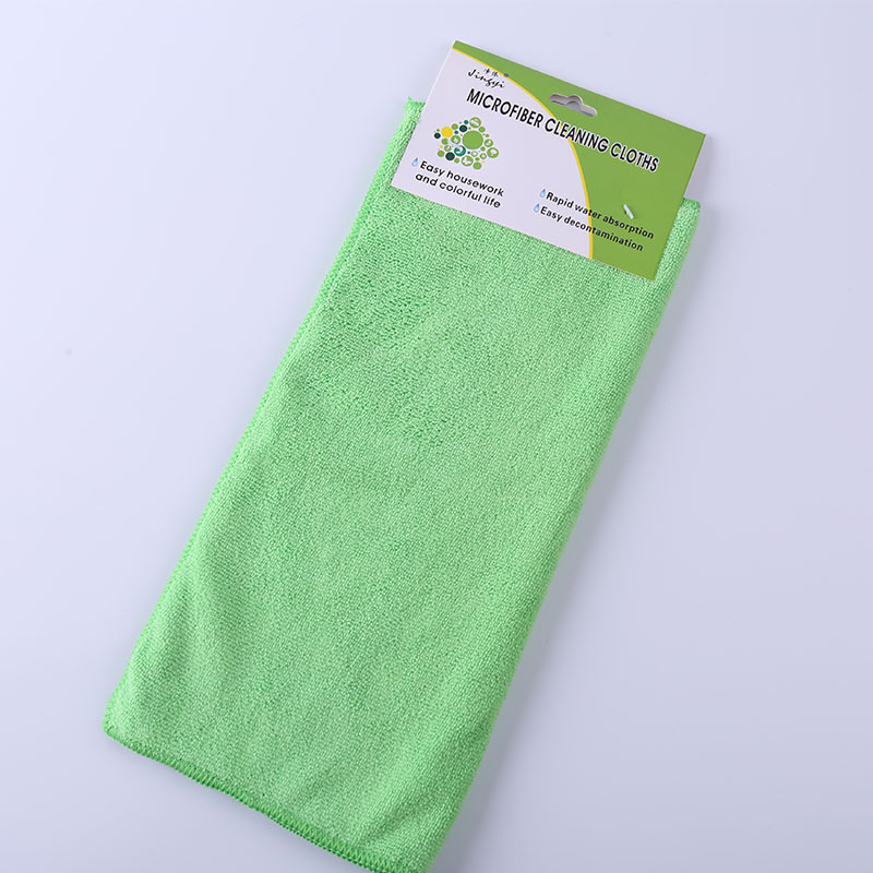 Absorbent Cloth Housework Towel Cloth Scouring Pad Microfiber Dish Towel Household Solid Color