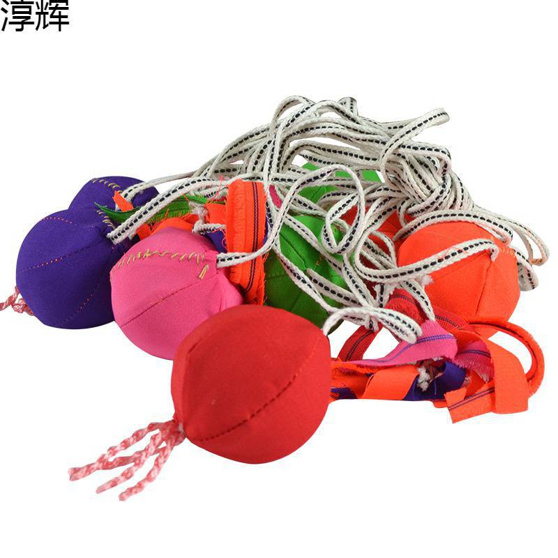 广西中考绣球投沙包运动背篓传统沙包考试中学生高杆玩具学校加分