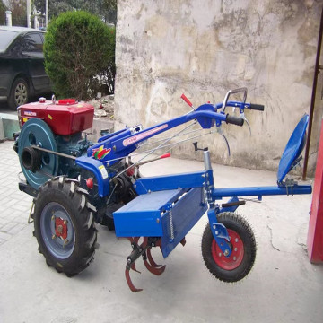 圆盘耙双铧犁旋耕机割草机电启动12马力手扶拖拉机农田耕种翻地机