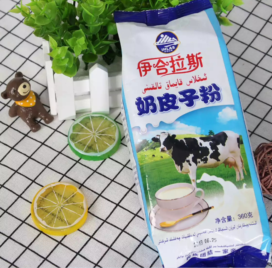 整箱24袋发货新疆伊合拉斯奶皮子粉360g奶茶袋装奶茶店专用 包邮