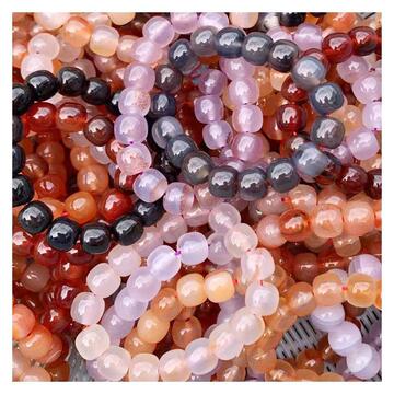 批发巴西多彩玛瑙手链男女款转运玛瑙手链成品diy饰品厂家直批