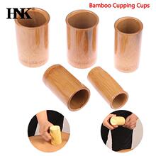 1PCS Natural Bamboo Wood Anti Cellulite Massage Vacuum跨境专