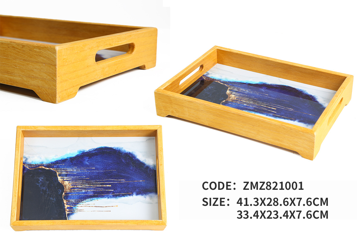 Japanese Bamboo Tray Ins Wind Tray