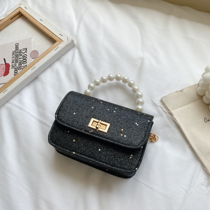 2021 New Summer Pearl Girls' Mini Bag Sequined Shoulder Bag Korean Casual All-Match Women Messenger Bag