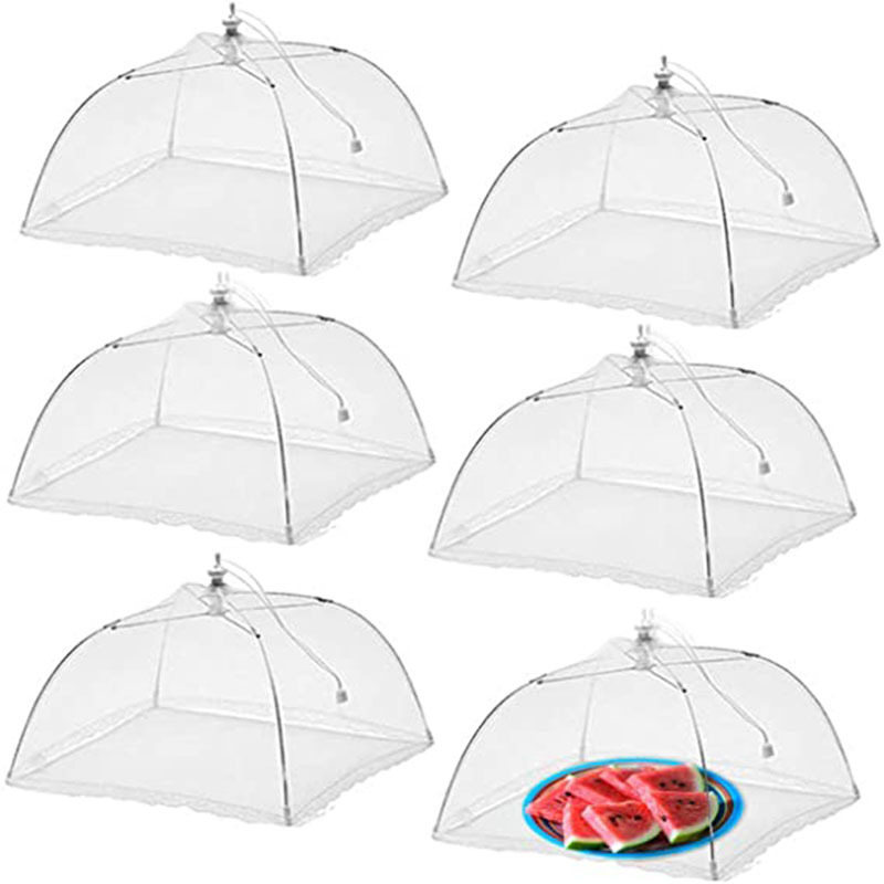 Cross-Border European and American Amazon Home Hot Folding Vegetable Cover Large Anti Fly Kitchen Outdoor Food Cover