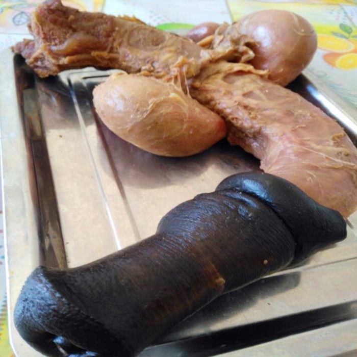 五香熟驴鞭带蛋新鲜即食特大现整套包邮男用泡酒金钱肉驴肉