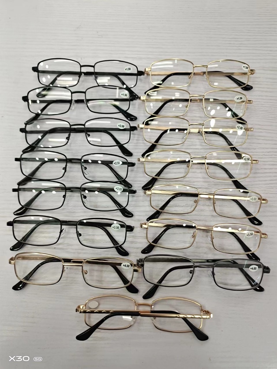 2023 Metal Reading Glasses Wholesale New Reading Presbyopic for the Elderly Glasses TikTok E-Commerce Direct Supply Reading Glasses