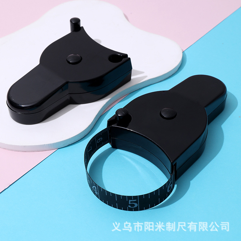 1.5M公英制双面测量迷你小卷尺便携腰围尺裁缝软尺Y型三围小皮尺