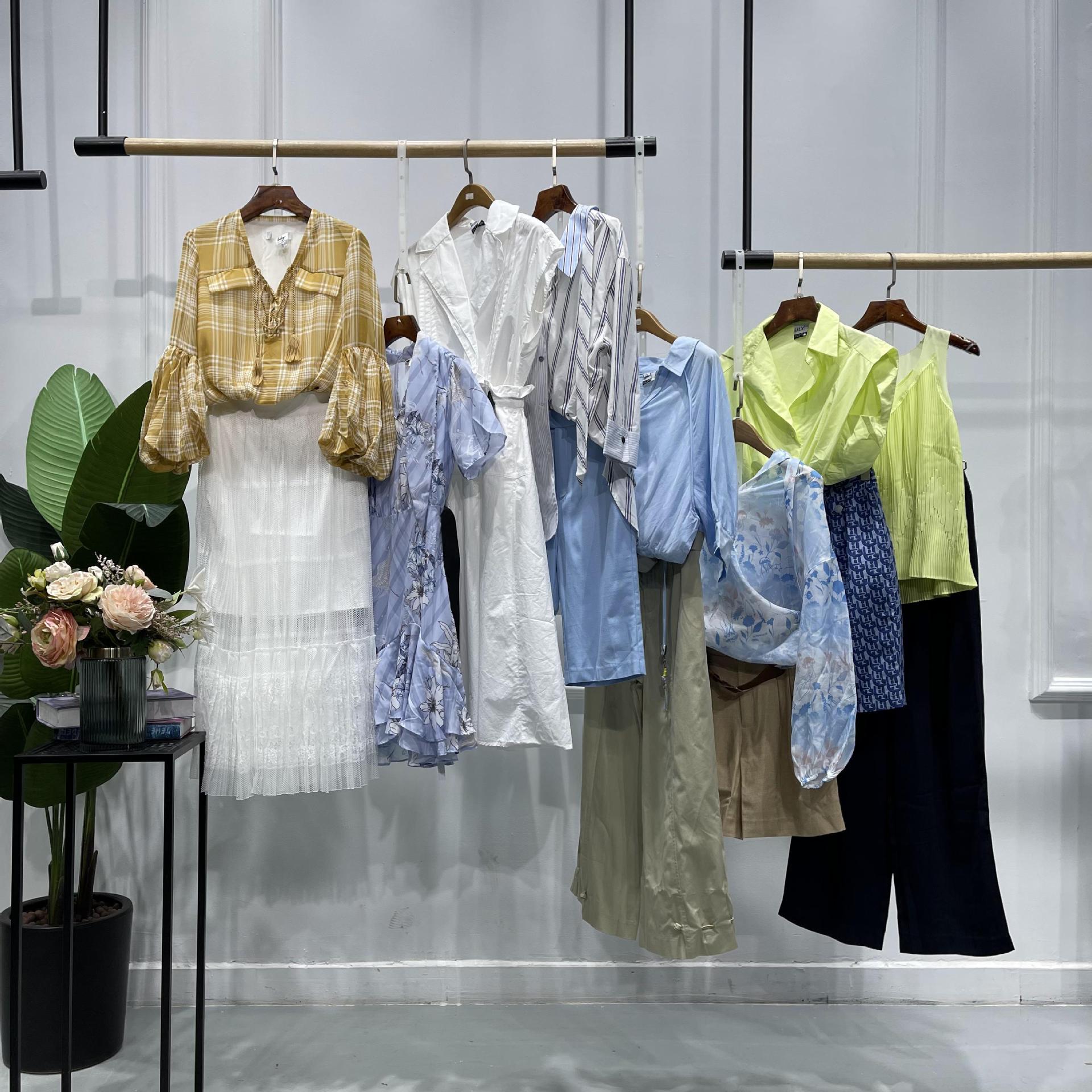 商务夏季女上衣连衣裙百搭品牌女装外套专柜撤柜批发直