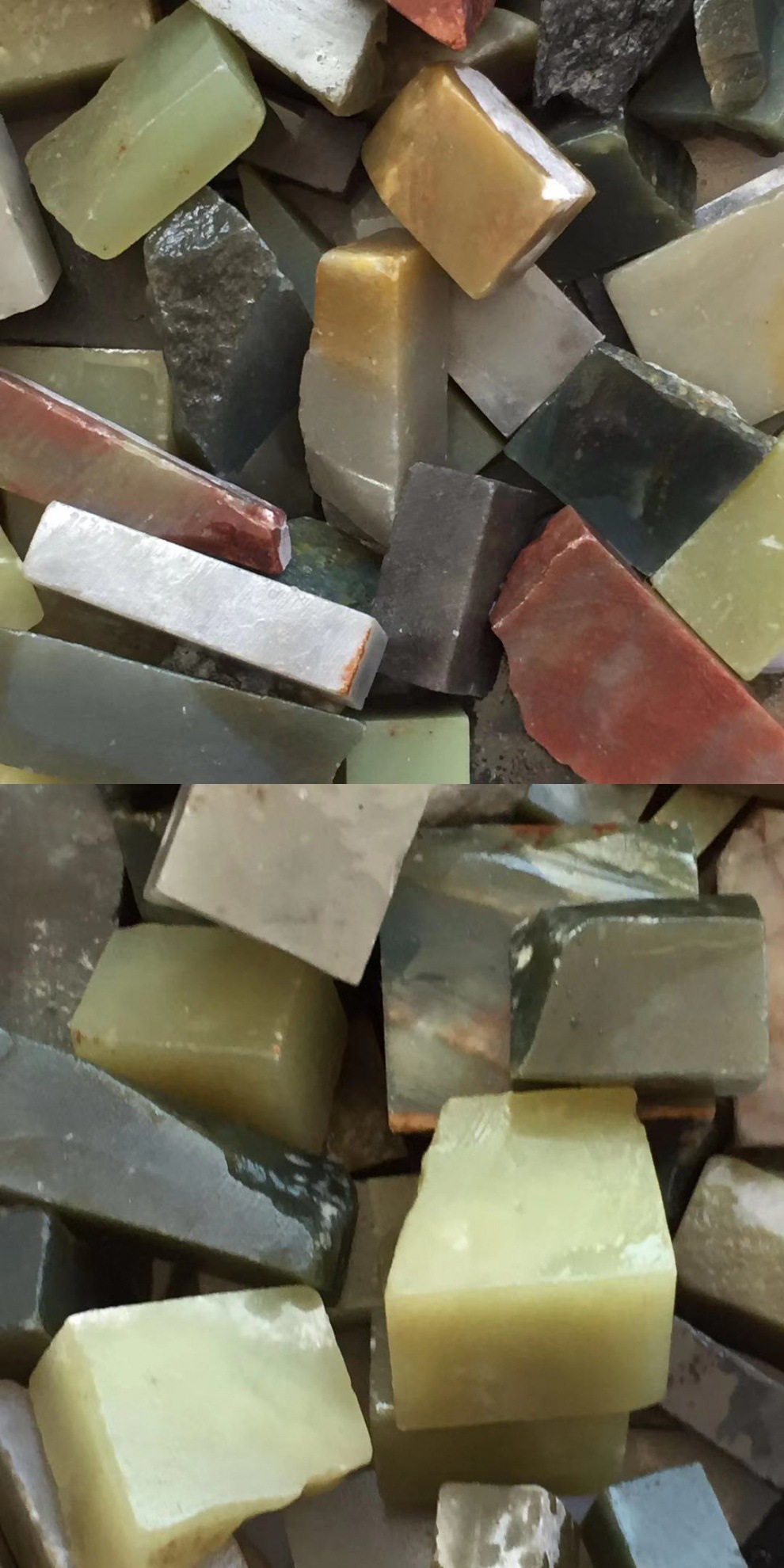 丹东石玉石原石边角料下脚料料印章石料非寿山石篆刻刻