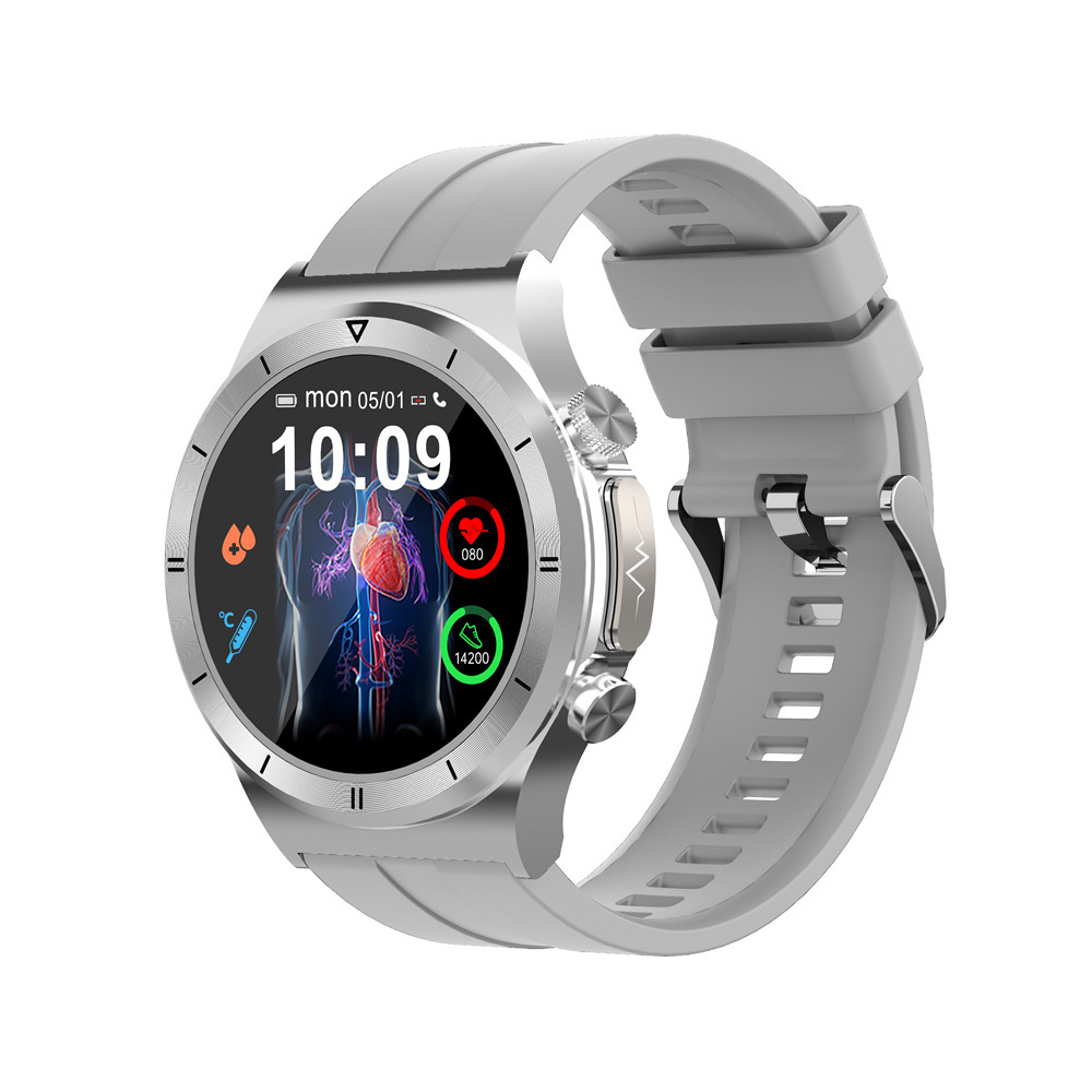 跨境新款t30智能手表蓝牙通话测血糖心率血压氧体温心电运动手环