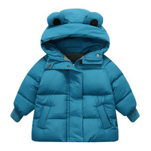 2023新款儿童羽绒棉服男女童加绒加厚棉袄韩版冬季保暖洋气外套