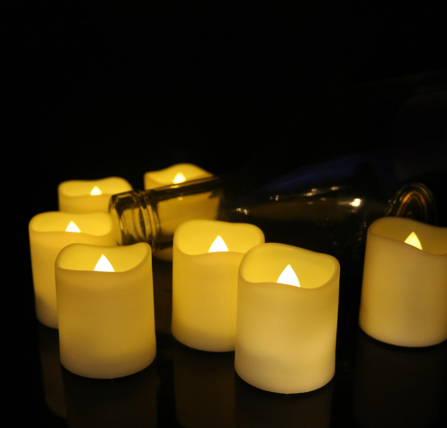 厂家led塑料情人节表白婚礼生日圣诞节节日派对cr2450装饰蜡烛灯