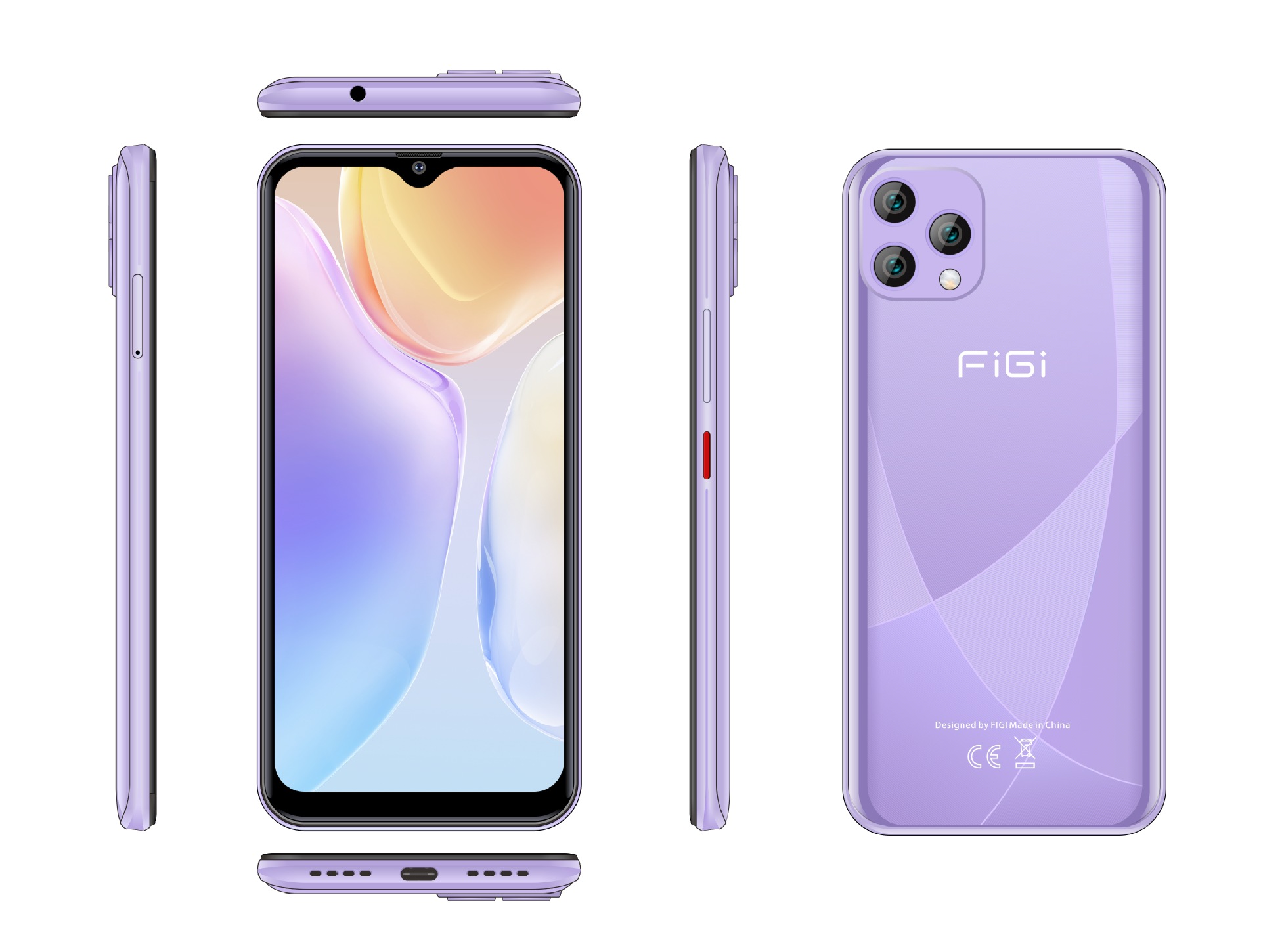 figi note 1s 智能手机 6.6寸hd  ips水滴屏 android11 大陆香港