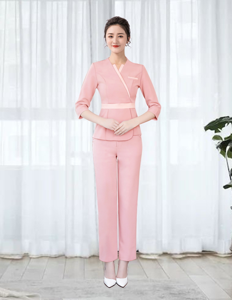美容师工作服女医美皮肤管理头疗养生馆足浴店足疗技师工作服套装