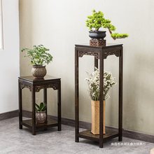 博古架实木客厅小古董架置物架中式茶叶茶具摆件展示柜子仿古花架