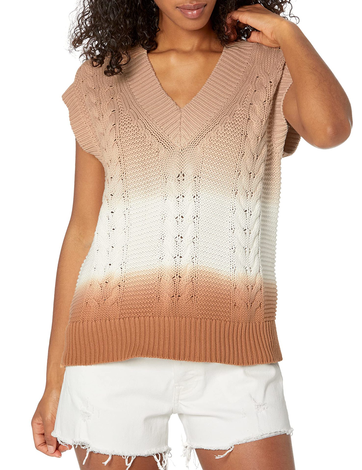 毛线背心女针织马甲女春秋外搭2022新款宽松慵懒风复古v领毛衣背心欧