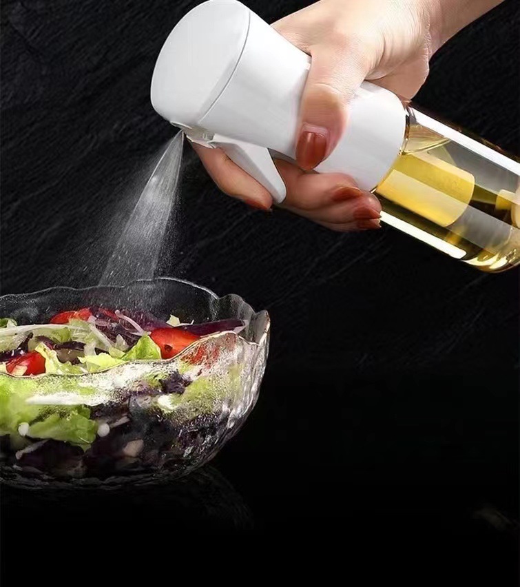 Oil Dispenser Atomization Air Fryer Special Barbecue Household Kitchen Glass Oil Bottle