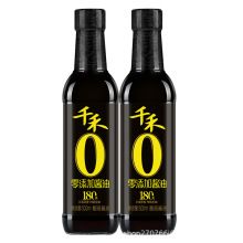 千禾0零添加酱油头道原香180天特级生抽御藏本酿酱油500ml