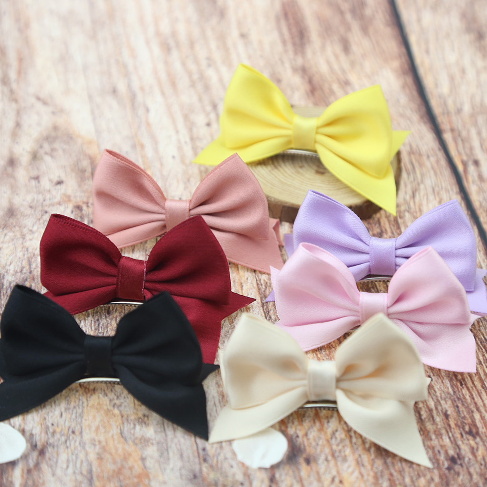 雨精灵韩国儿童立体蝴蝶结发夹公主可爱宝宝淑女发饰女童夹子头饰