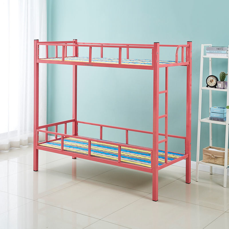 Wu Tuban Small Dining Table Noon Break Bed Upper and Lower Bunk Iron Bed Height-Adjustable Bed Bunk Bed Canopy Bed Kindergarten Children's Bed