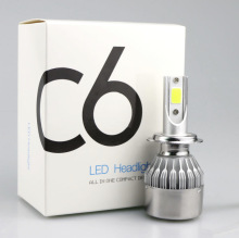 外贸跨境直供 C6汽车LED大灯 36W大功率高品质H4远近光灯泡