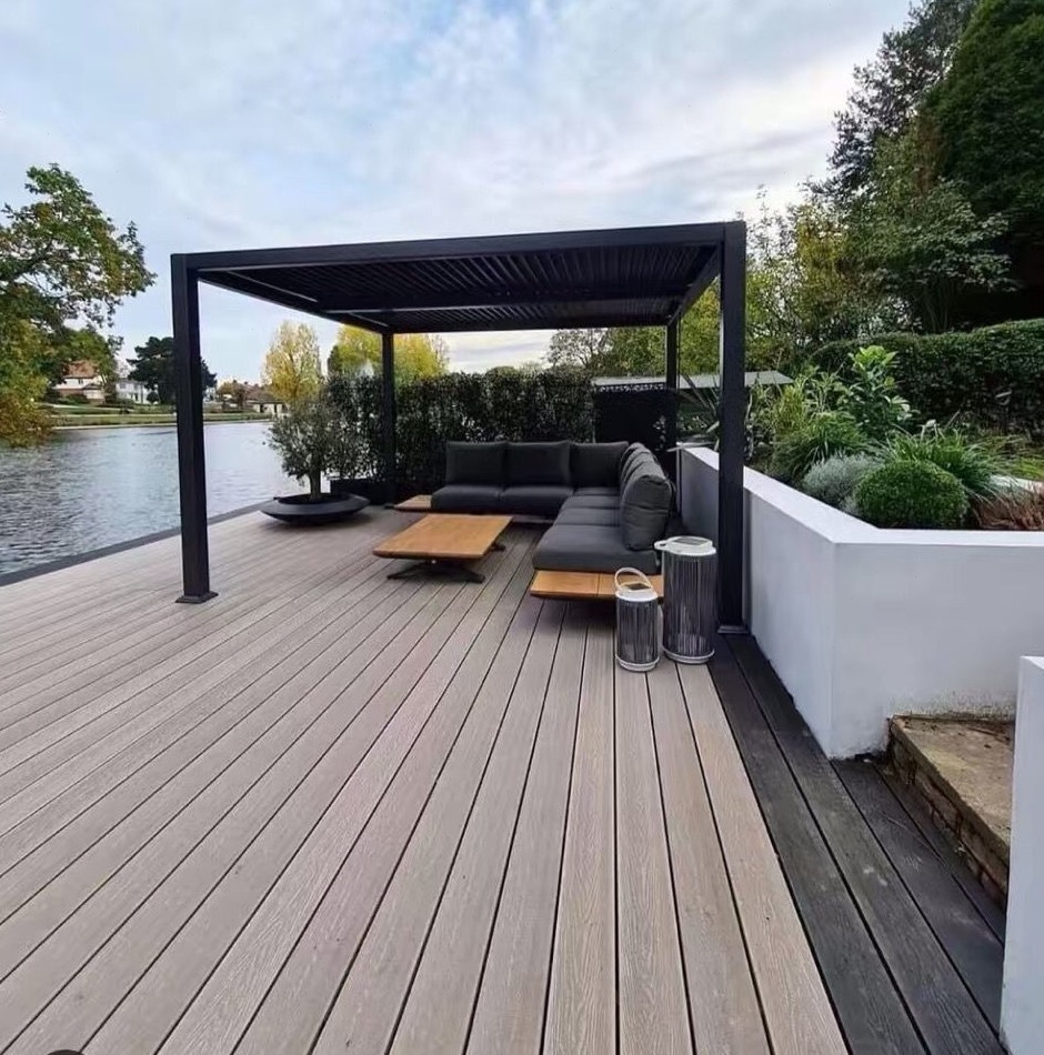 地板户外露台阳台木板u庭院木塑地板室外防腐木防水板材生