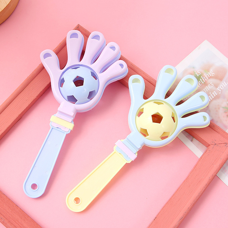 Children's Early Education Enlightment Musical Instruments Parent-Child Clapping Device Football Rattle Fun Promotional Gifts Coax Small Toy Gift