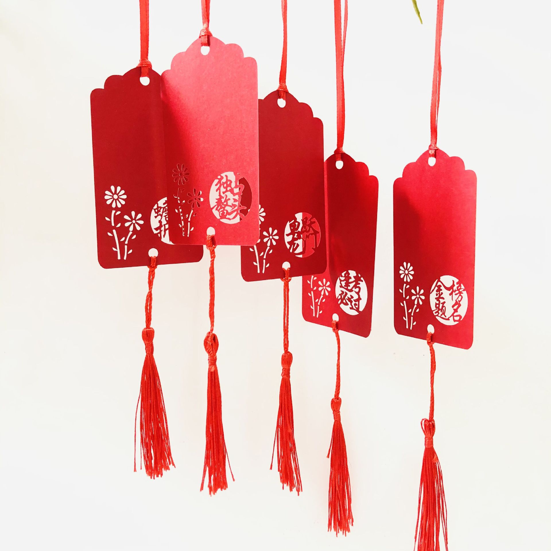 批发各类节日祈福卡学生心愿卡活动装饰吊卡许愿卡镂空剪纸卡纸