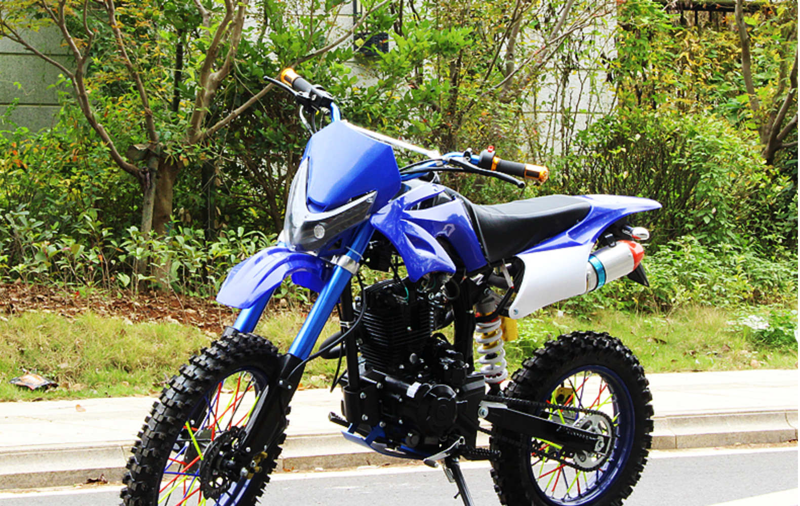 两轮越野摩托车宗申150c整车成人汽油迷你山地车全地形场地公路赛