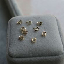 配件日本贵和定位珠配套定位管套真金保色饰品配件保护
