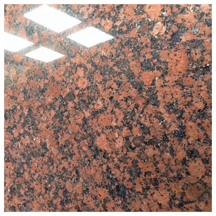 矿山供应红钻花岗岩石材外墙干挂巴西红钻室内楼梯踏步板红色石材