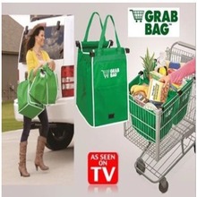 TV产品 GRAB BAG shopping bag 超市购物袋 绿色环保袋绿色购物袋