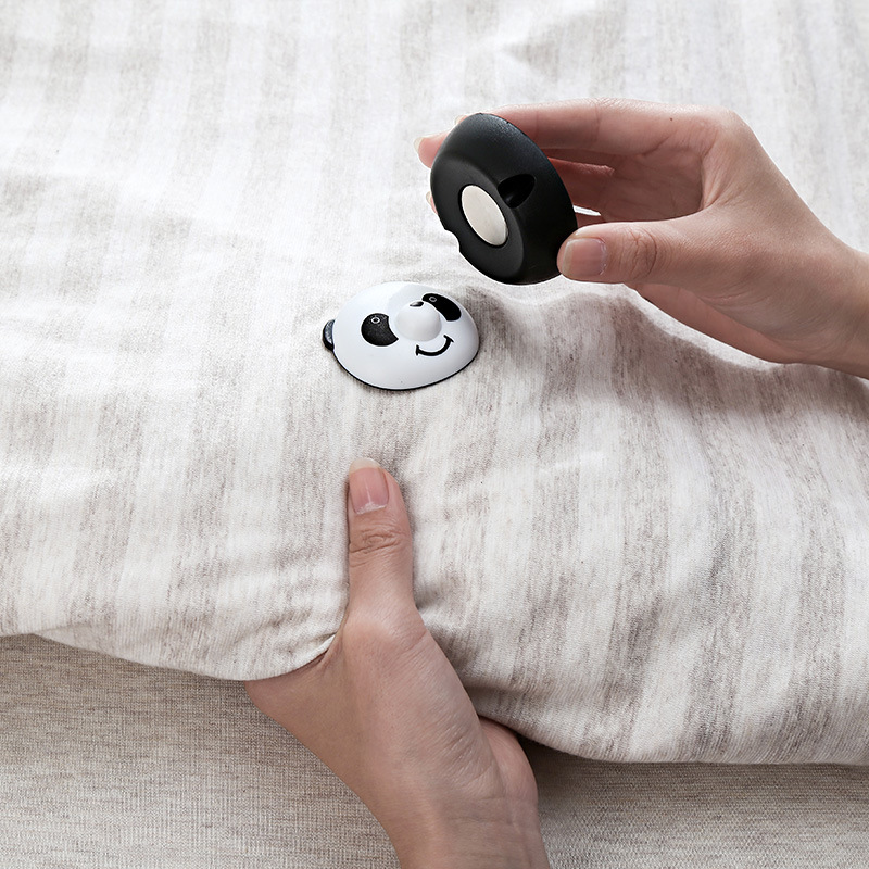 被套四角防跑固定器 厚被子定被芯神器夹子 安全多用途卡通磁力扣