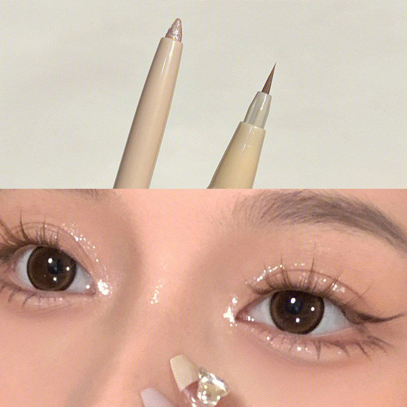 Sweet Mint Dual Head Dual-Use Shadow Eye Shadow Pen Highlight Brightening Eye Curtain Outline down to Two-in-One Thin Head Female