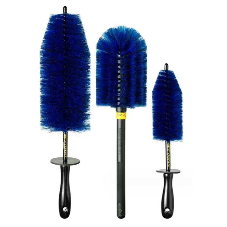 Cross-Border New Arrival Wheel Hub Cleaning Brush Engine Compartment Cleaning Brush Car Brush Tire Cleaning Brush Detail Brush Car Wash Brush