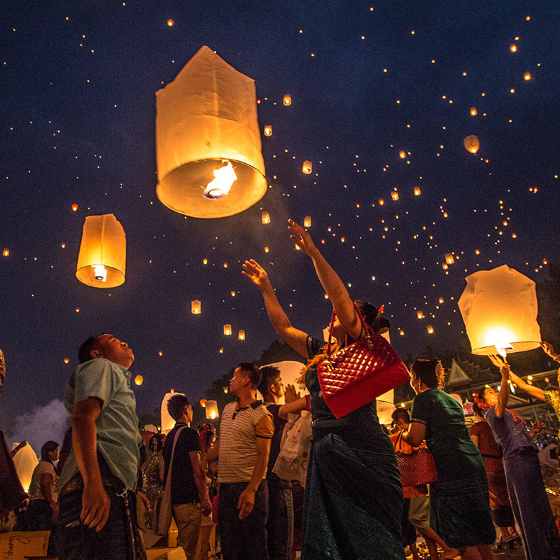 批发七夕阻燃纸孔明灯许愿灯厂家直销批发型爱心儿童情侣心形新款