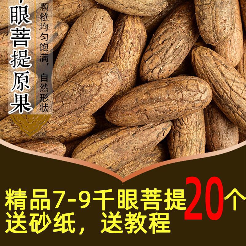 精选千眼菩提佛心果原籽原料千眼菩提佛心果彩果老果金包玉绿果 图片