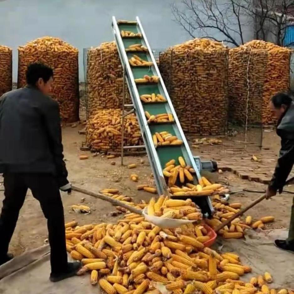 折叠式传送带家用小型防滑传送机快递分拣粮食货物装车卸车输送机