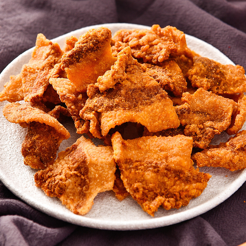 猪油渣脂渣500g香酥脆皮五花肉脆哨青肉渣岛年货零食包装1袋