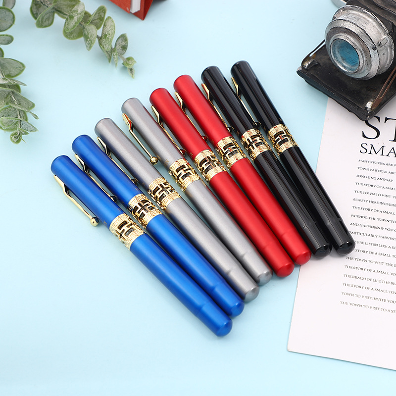 Office Stationery Decaven 8060 Spot Signature Pen Metal Roller Ball Pen Size Pointed Business Signature Pen