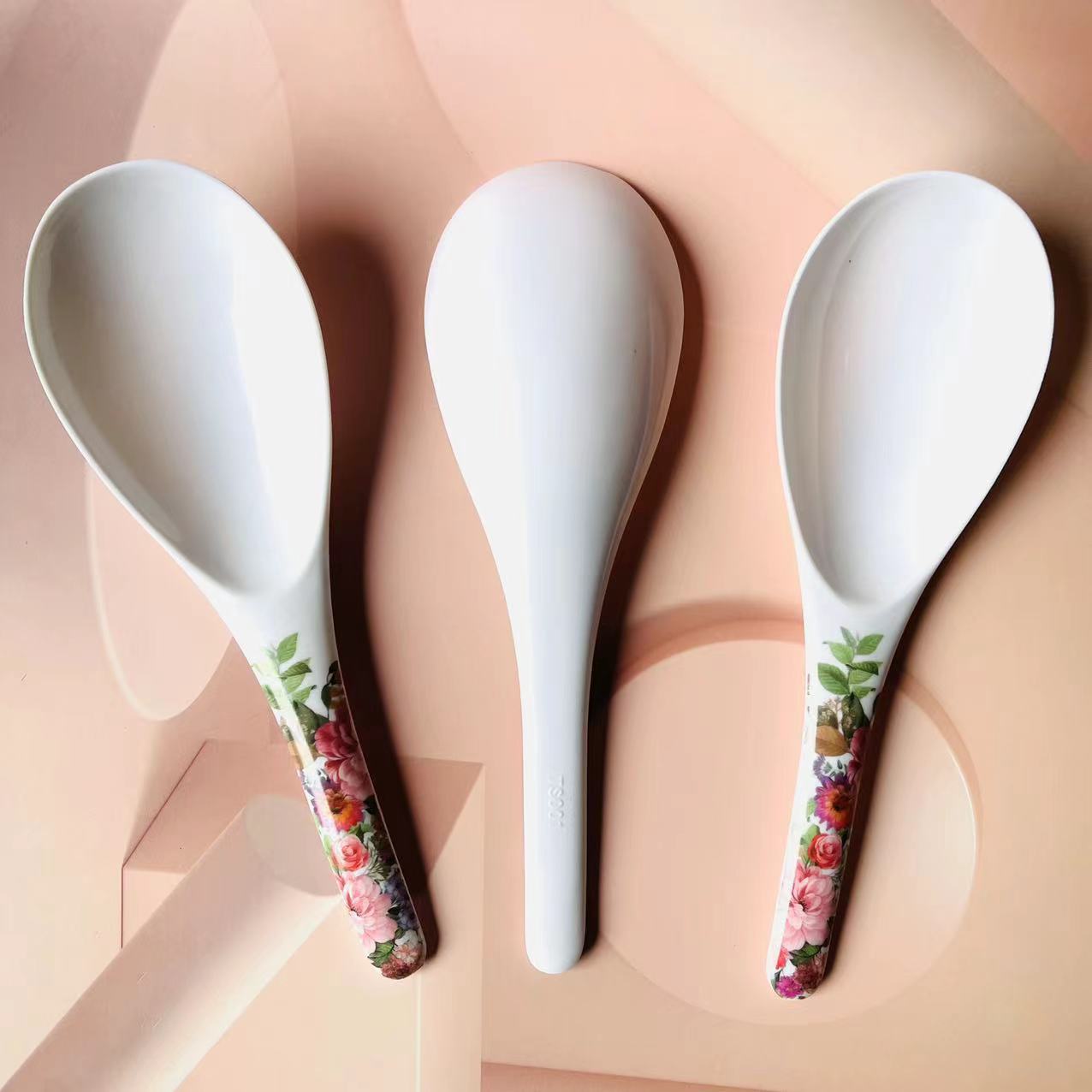 001 Rice Spoon Plastic Rice Spoon Meal Spoon Rice Cooker Meal Spoon Non-Stick Rice Spoon Meal Spoon Rice Spoon Household Meal Spoon 1 Yuan Supply