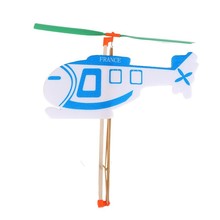 猛虎直升机 橡皮筋动力飞机模型 科普竞赛航模比赛 DIY拼装玩具