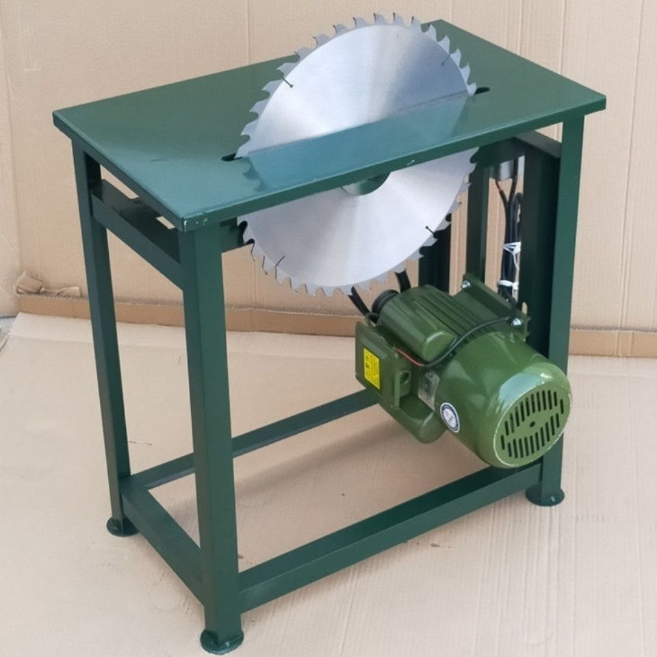 台锯电锯台式农村烧柴锯柴机小型家用圆盘锯台锯架木工锯台