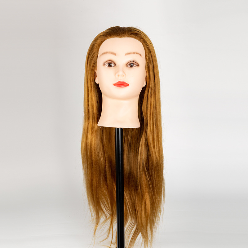 Factory Wholesale Practice Updo Makeup Model Head Artificial Hair Mannequin Head Hairdressing Mannequin Head Braided Wig Mannequin Head