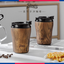 Bincoo新款便携式咖啡杯带盖不锈钢手冲保温杯挂耳保温创意随行杯
