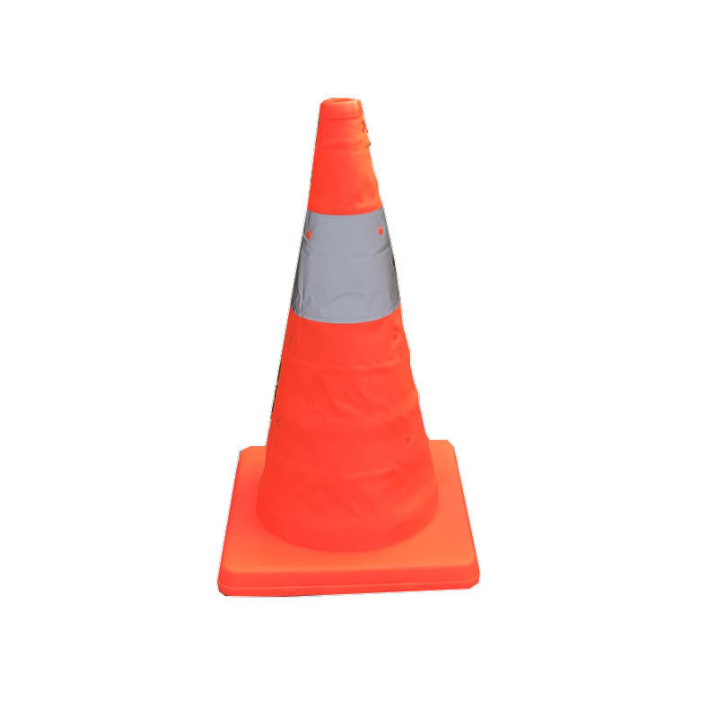 Folding Traffic Cone Telescopic Road Cone Traffic Cone Lifting Traffic Cone Safety Strong Reflective Traffic Cone Tube Traffic Emergency Warning Barrier Column